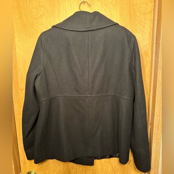 Michael Michael Kors black pea coat size large - Picture 6 of 13